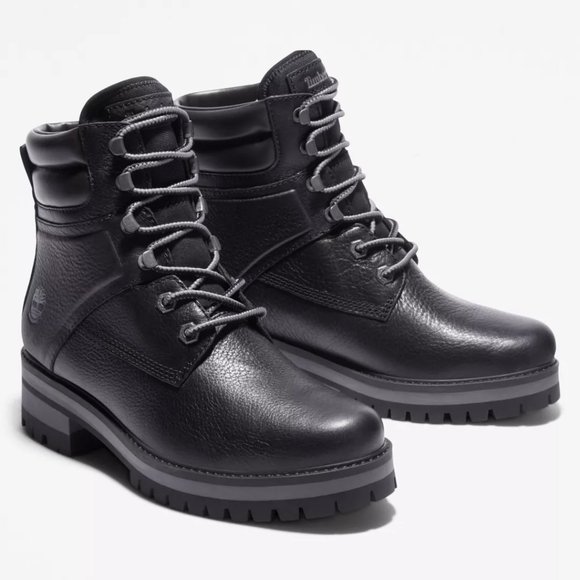 Timberland Shoes - Timberland Courmayeur Valley Mid Lace Black Waterproof Boots Shoes 9 9.5 NEW